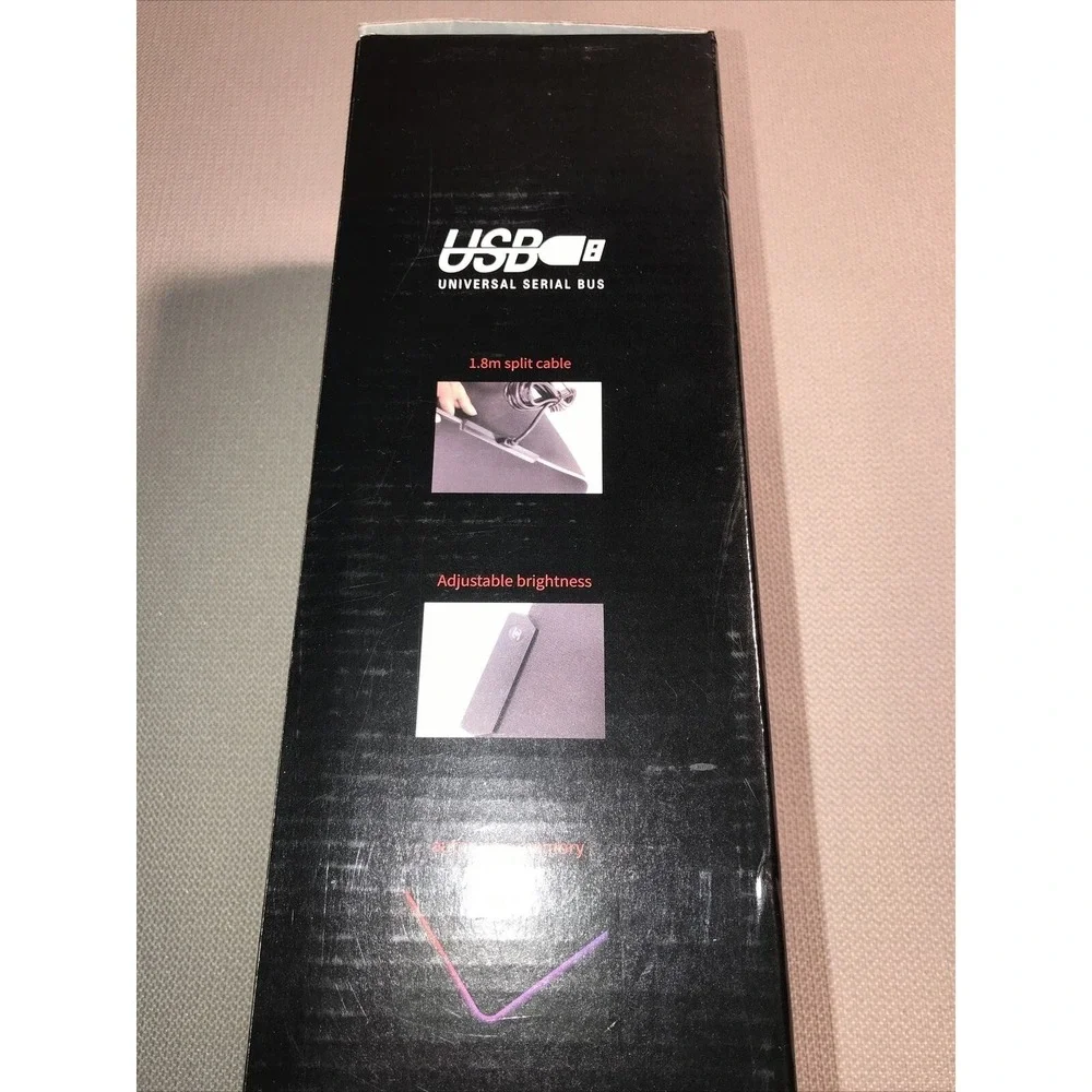 RGB Gaming Large Glowing Cool 7 Modes Mouse Pad Gamer